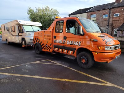 Motorhome Camper van recovery