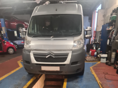 MOT Motorhome or Camper Under Test